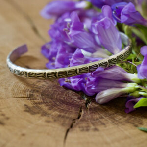 Stamped Sterling Cuff #1