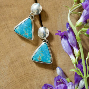 Triangle Kingman Earrings