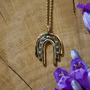 Goldfill Rainbow Pendant