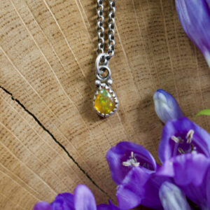 Delicate Opal Pendant