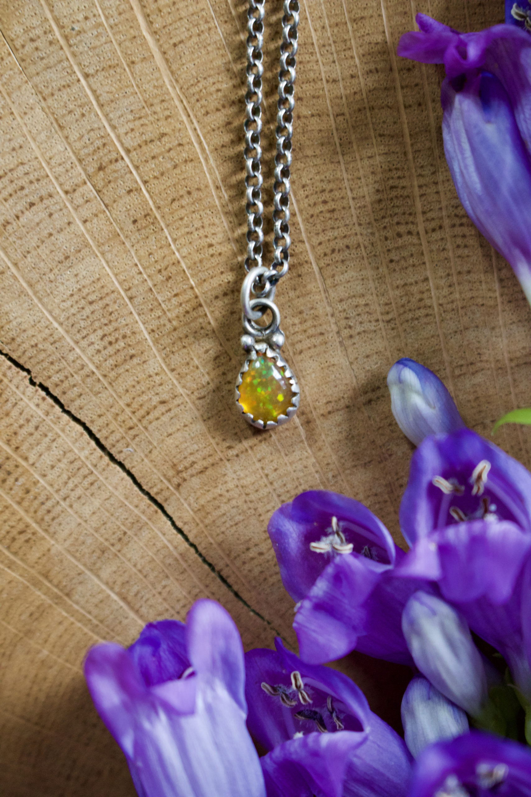 Delicate Opal Pendant