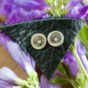 Sterling Star Burst Studs