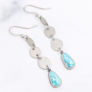 White Water Drop Earrings