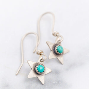 Sterling Star Earrings