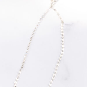 Sterling Disk Necklace