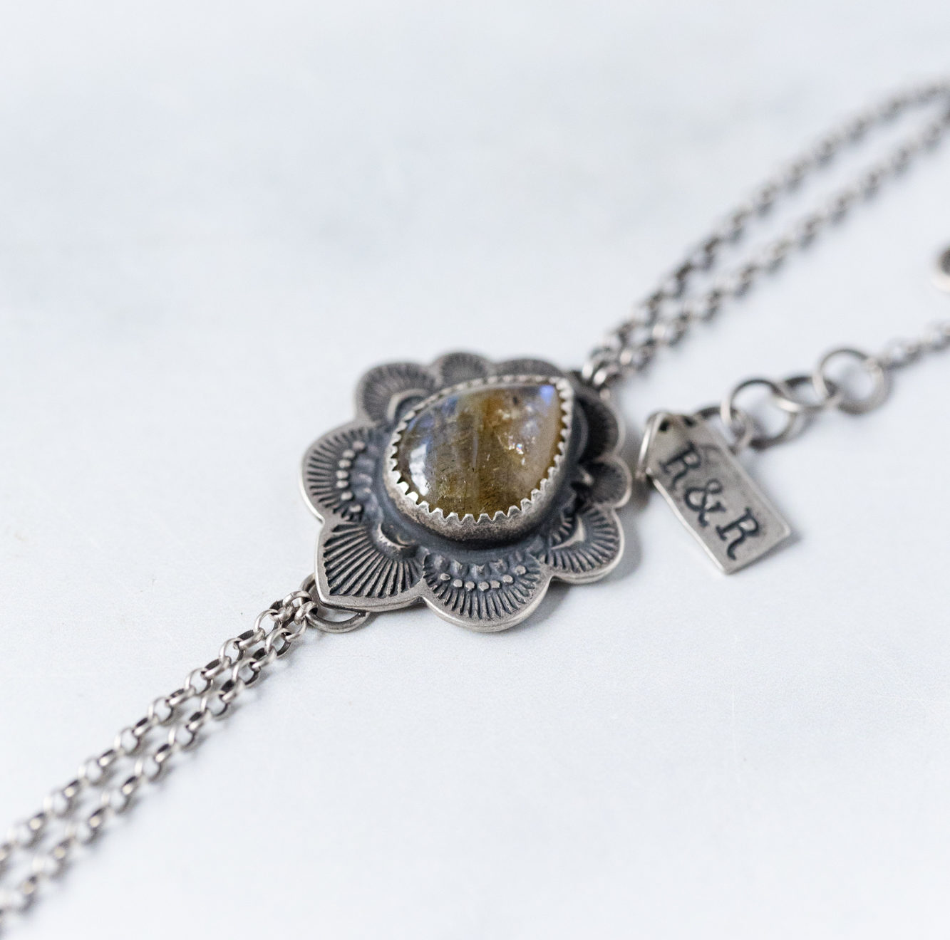 Labradorite Hand Amulet