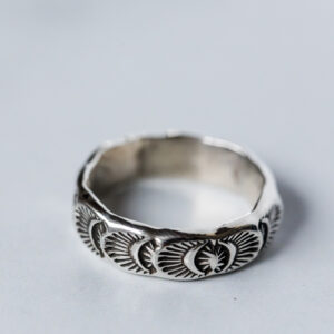 Stamped Stacking Ring 1