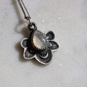 Moonstone Flora Pendant #2