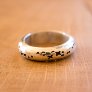 Stamped Stacking Ring #2