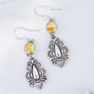 Isabela Amber Earrings