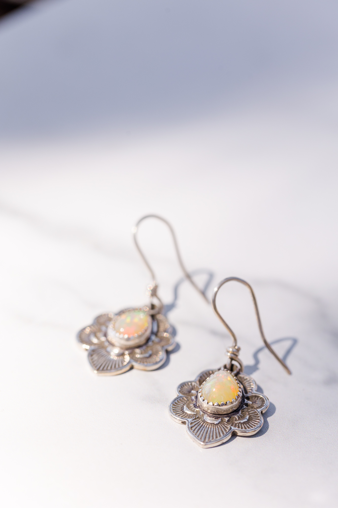 Opal Flora Earrings - Image 8