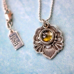 Green Tourmaline Flora Pendant