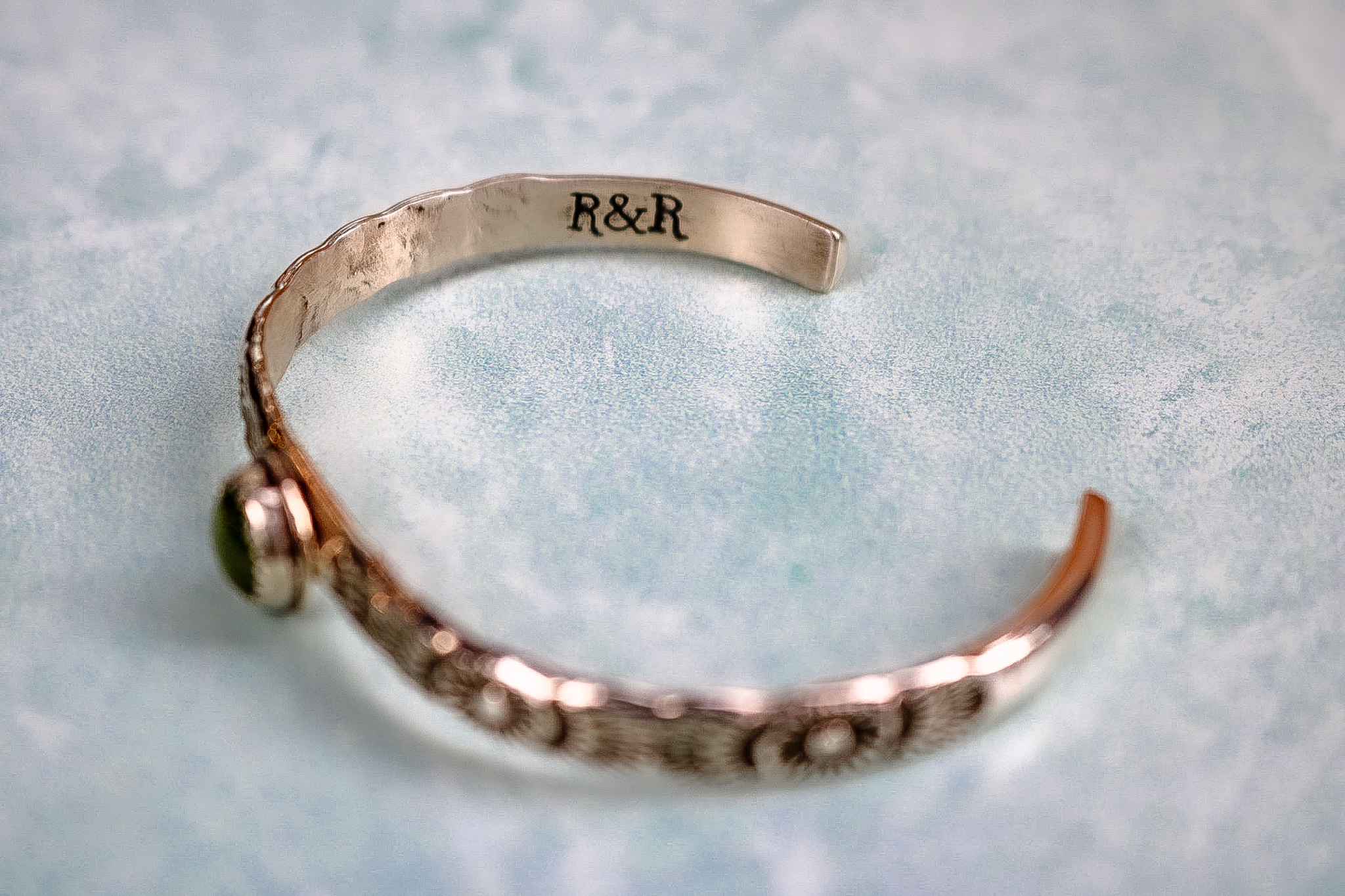 Peridot Stacking Cuff - Image 5