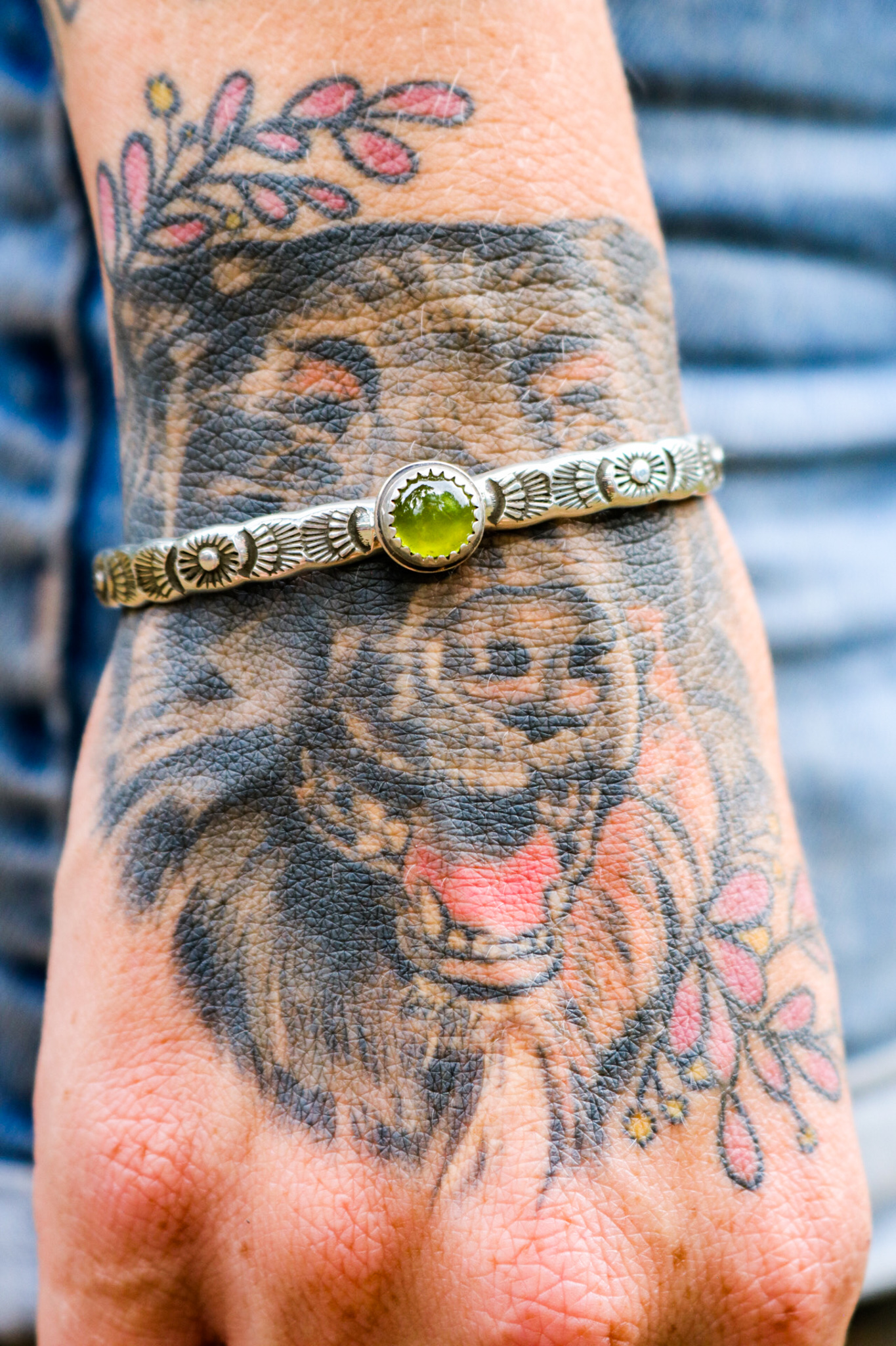 Peridot Stacking Cuff - Image 2