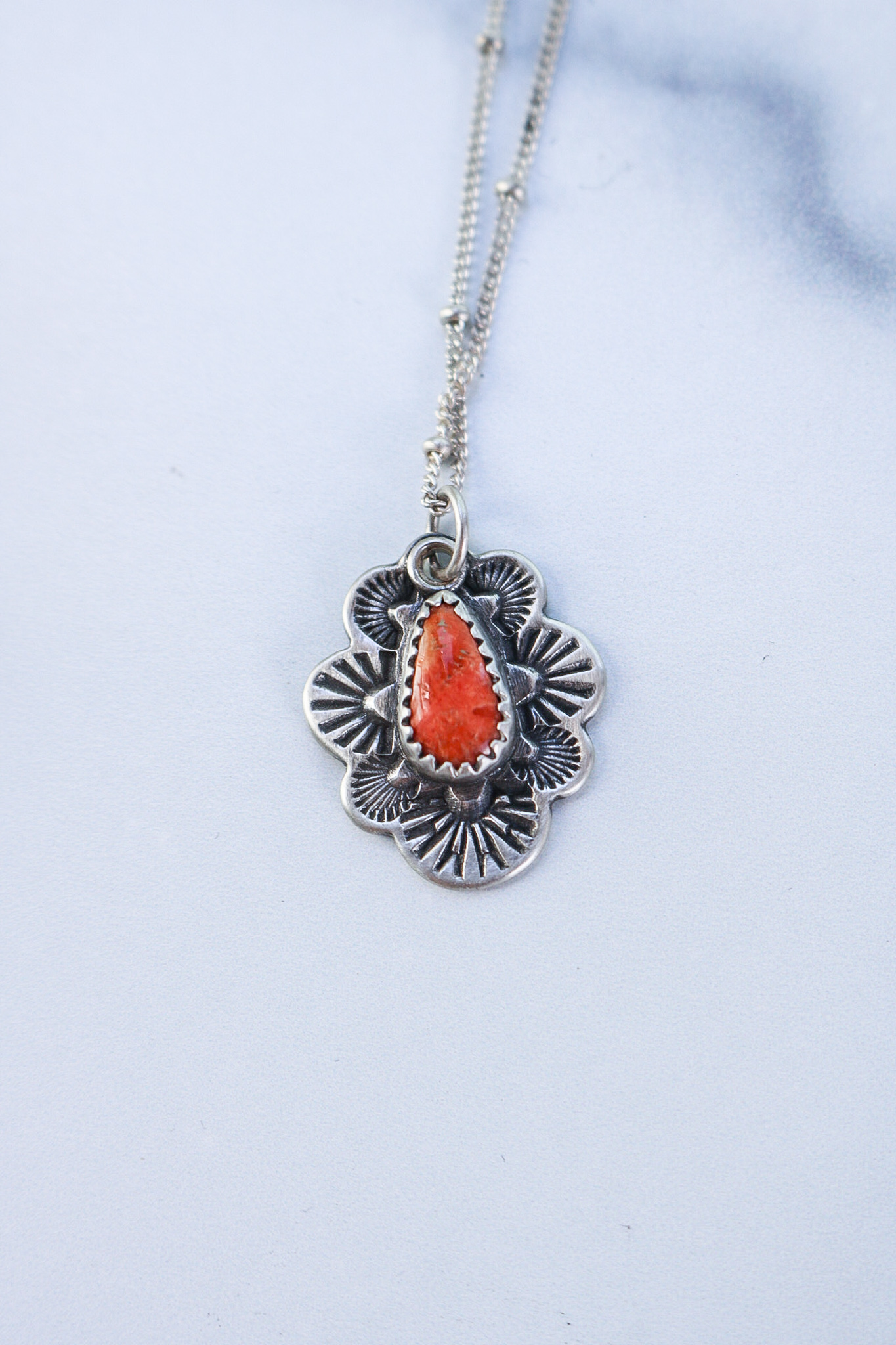 Coral Flora Pendant