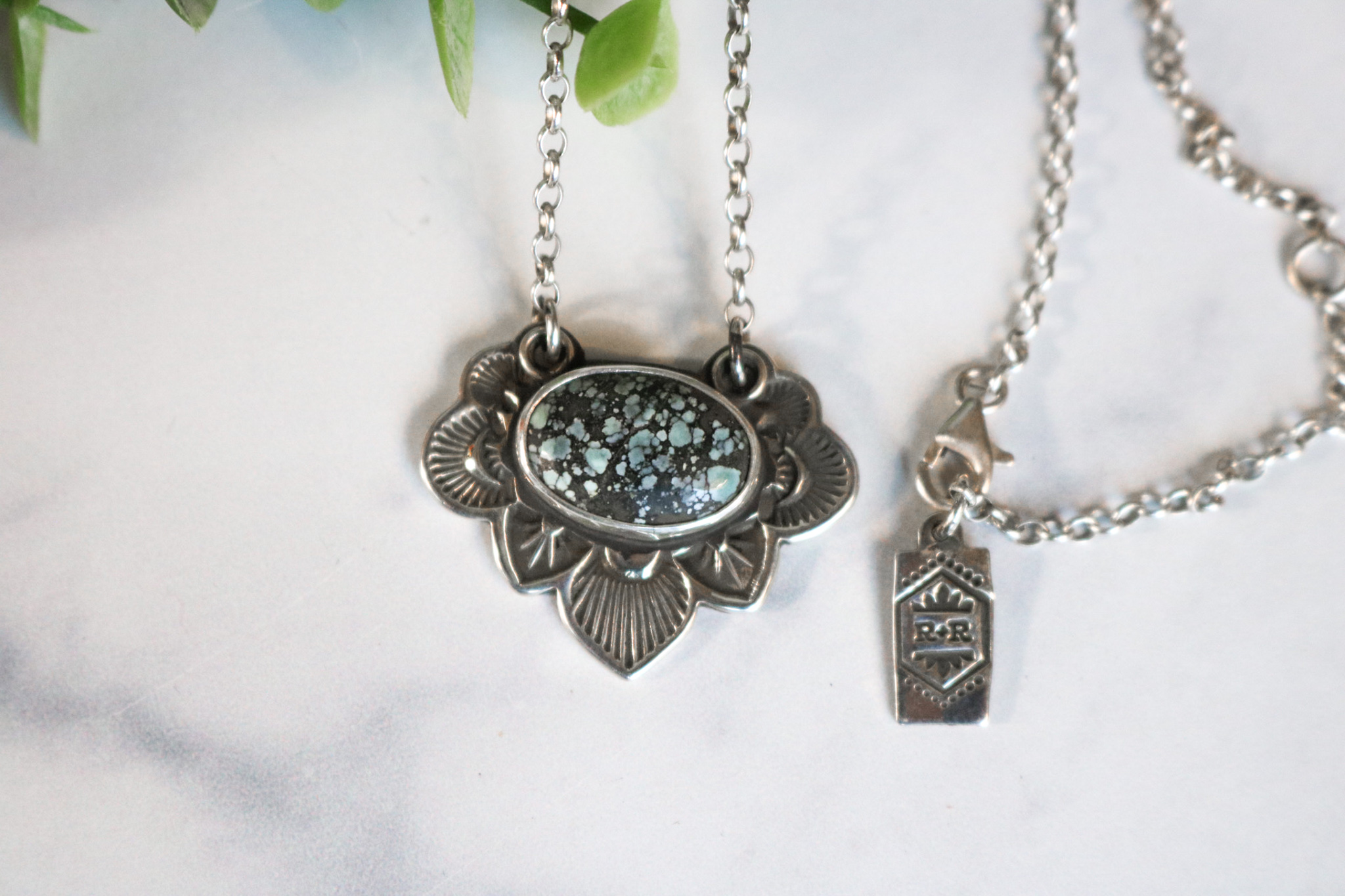 Double Ring Flora Pendant