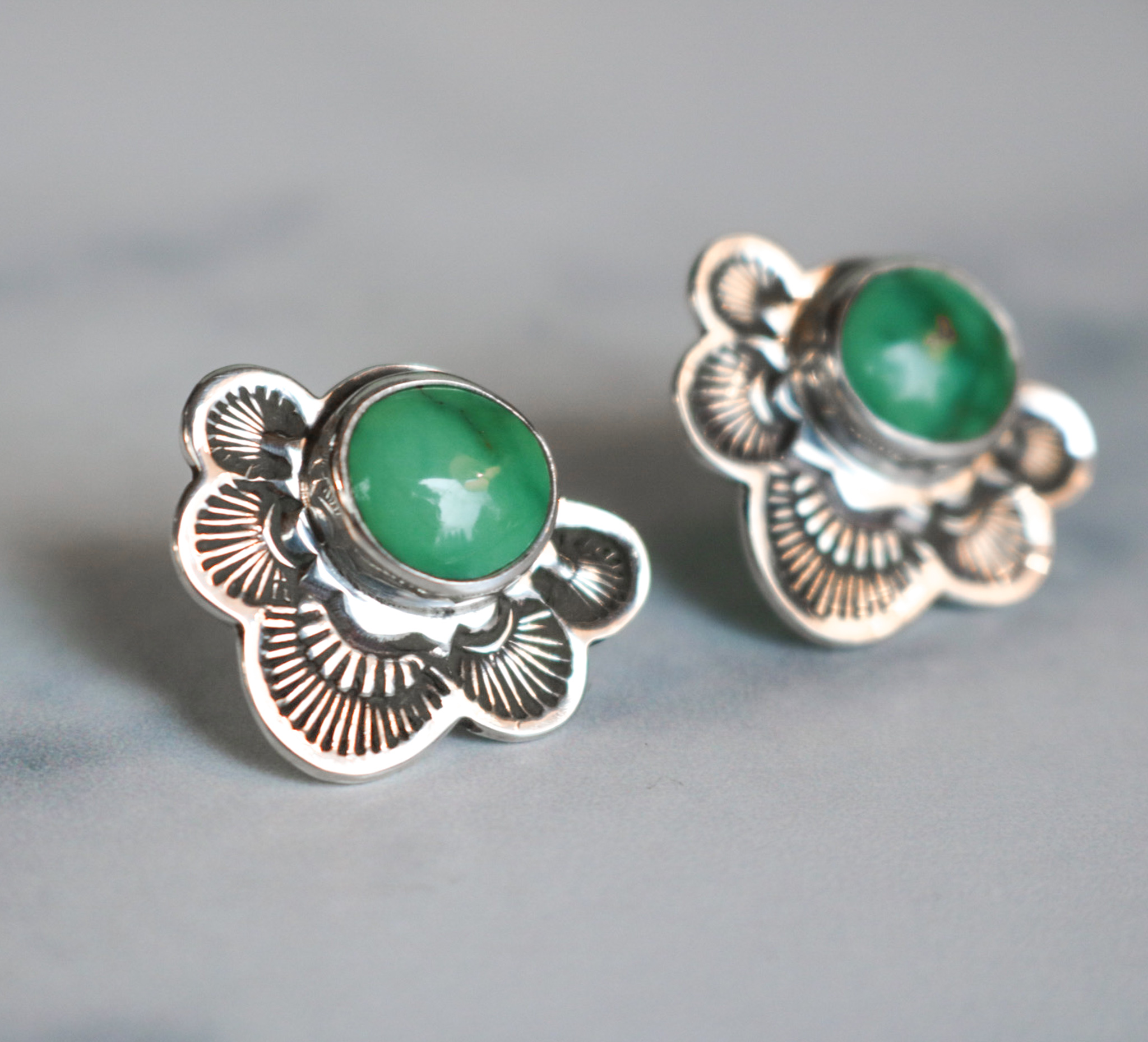 Emerald Valley Flora Studs