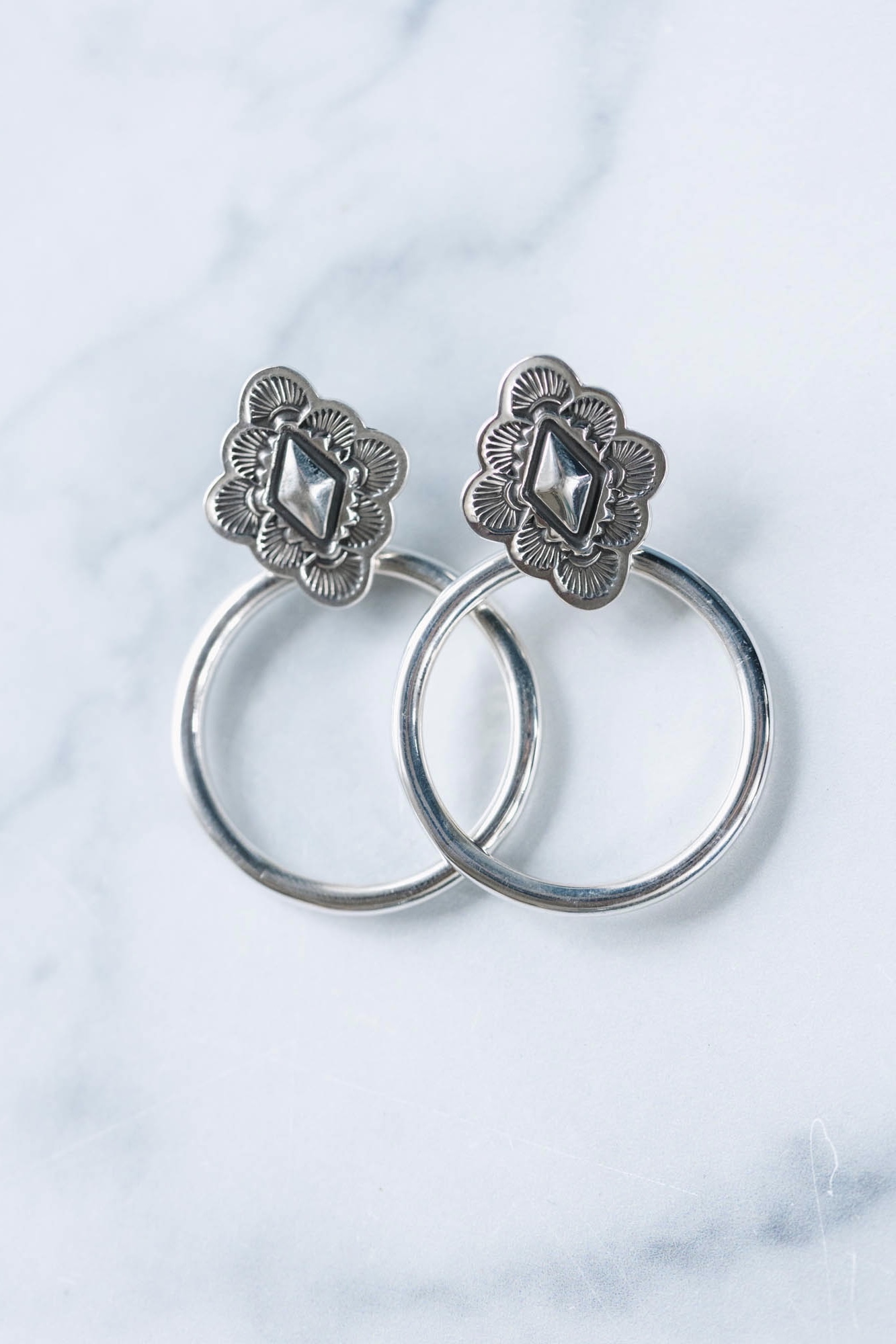 Concha Door Knocker Hoops
