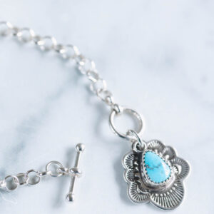 Prince Chunky Chain Flora Bracelet