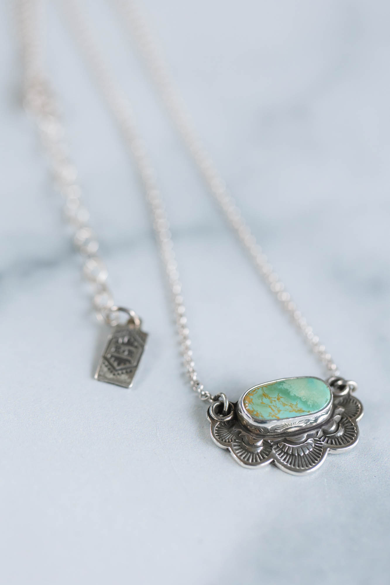 Pilot Mountain Double Ring Flora Pendant