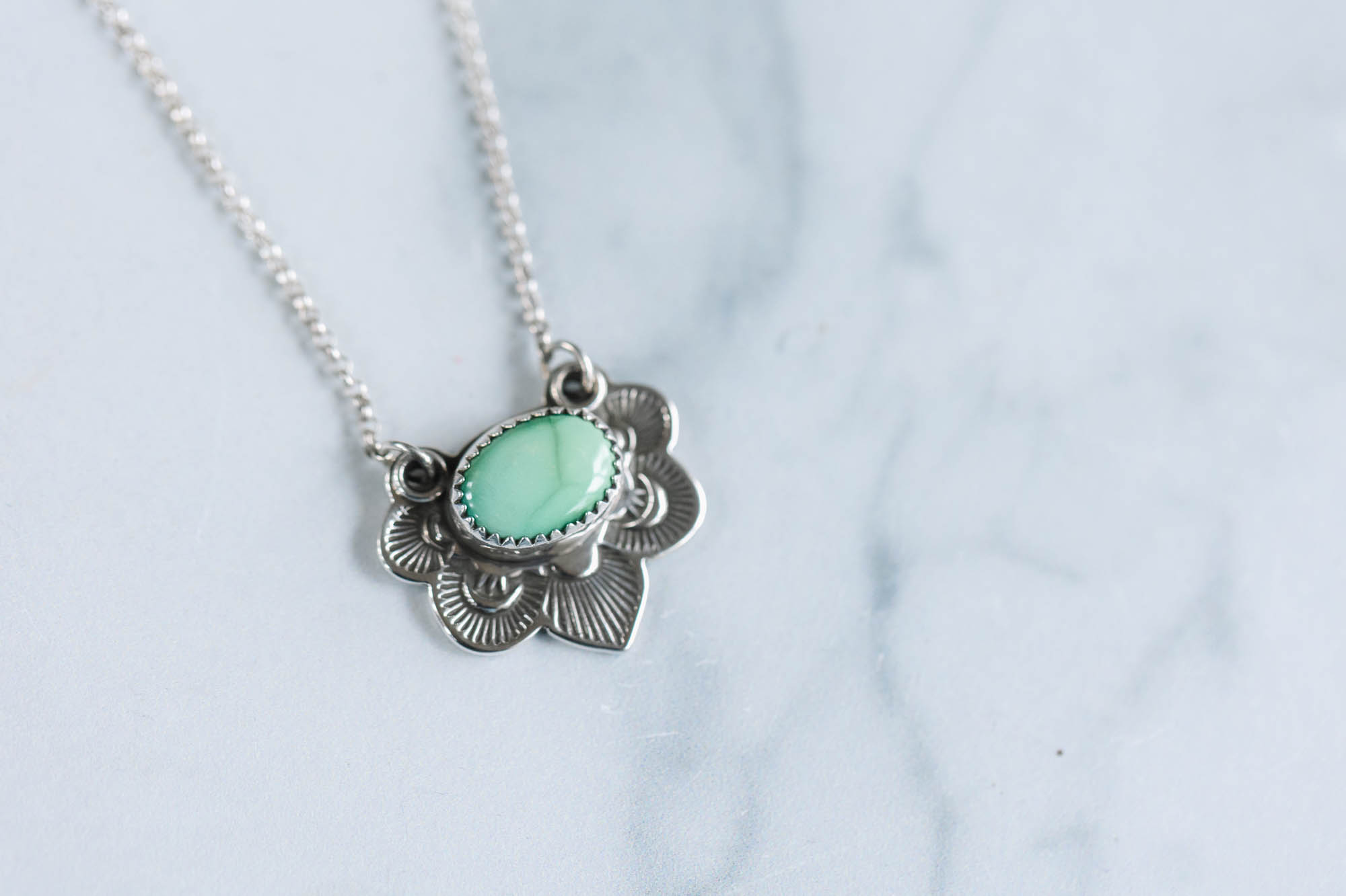 Emerald Valley Double Ring Flora Pendant - Image 2