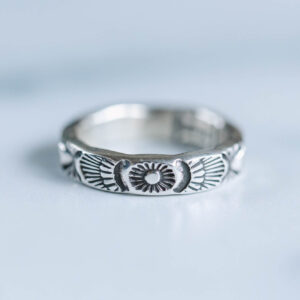 Stamped Sterling Ring sz. 7.25