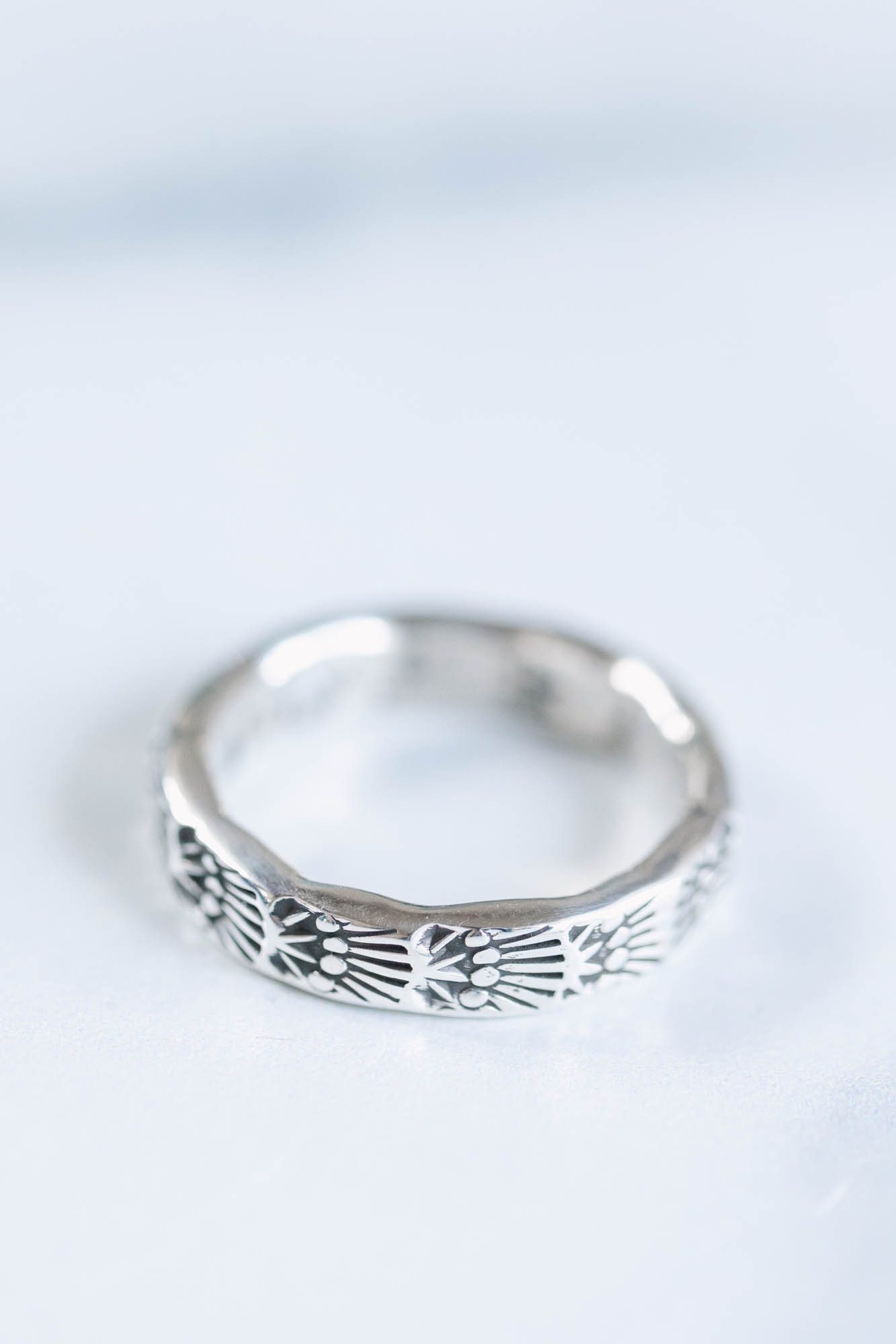 Stamped Sterling Ring sz. 9.75