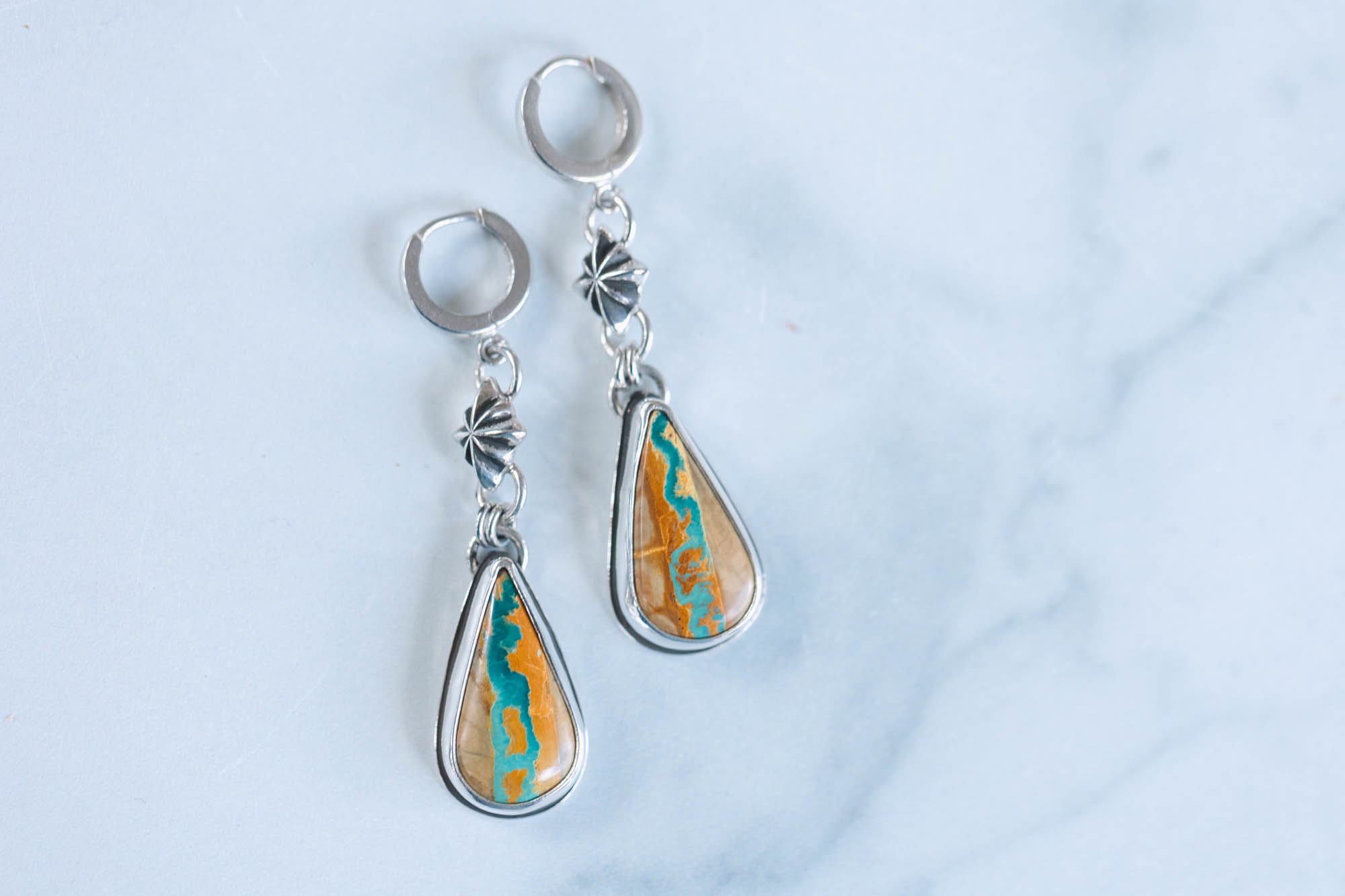 Royston Ribbon Diamond Huggie Hoops