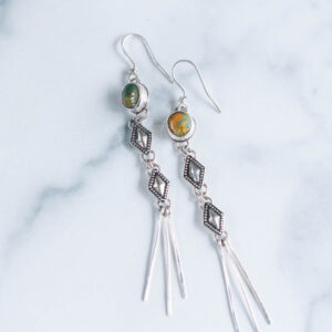 Evans Turquoise Diamond Dusters