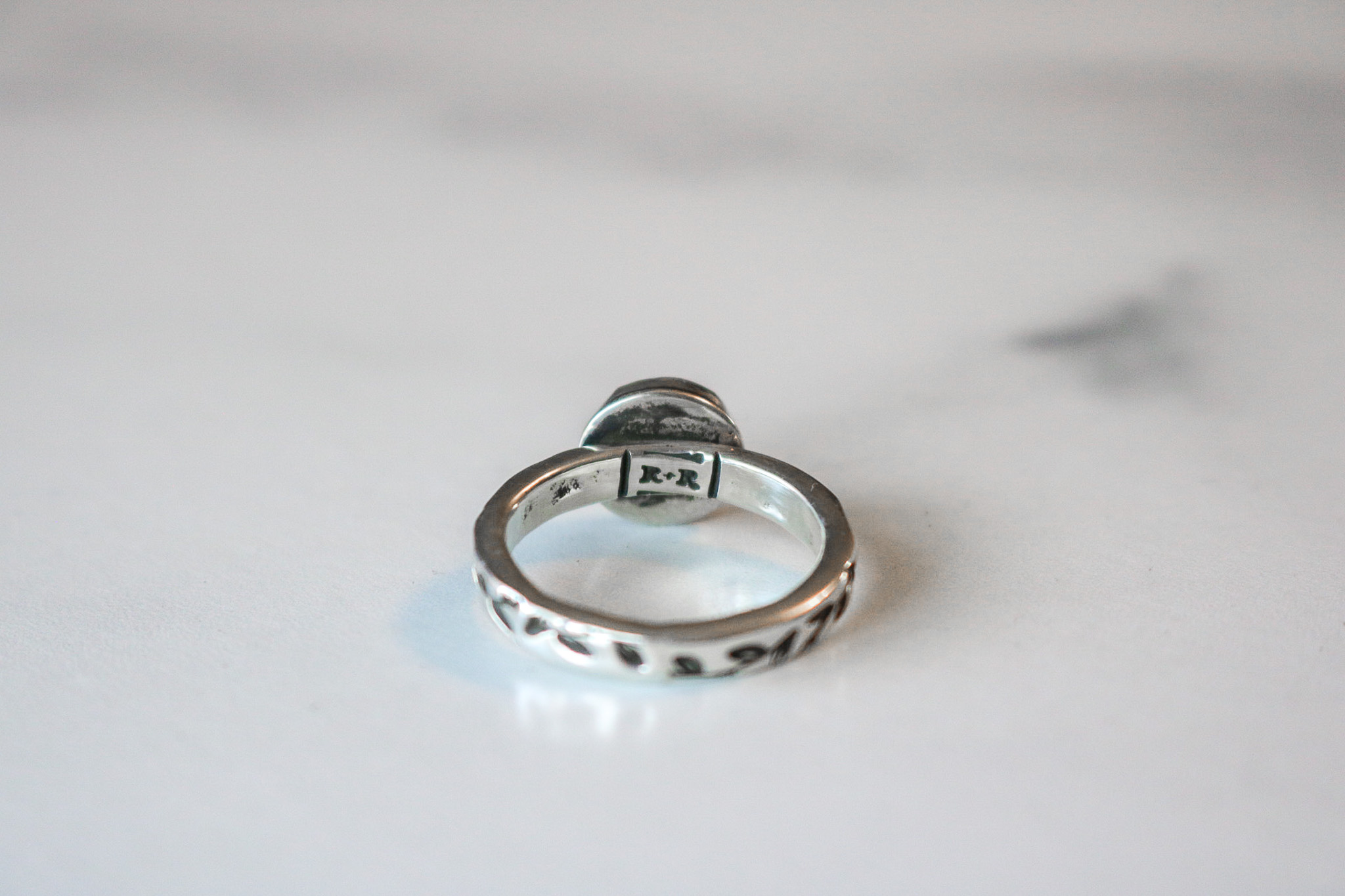 Turquoise Stacking Ring #16 - Image 2