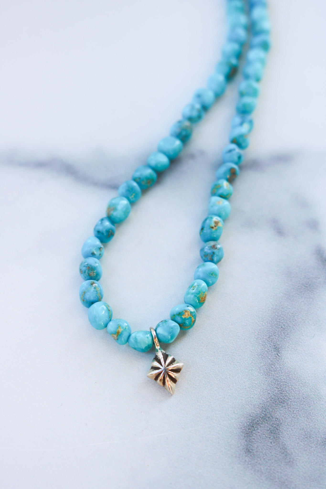 Blue Ridge Turquoise Charm Necklace