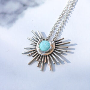 Turquoise Sunburst #1