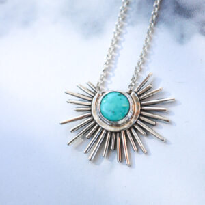 Turquoise Sunburst #2