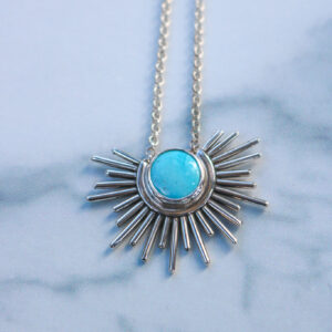 Turquoise Sunburst #1