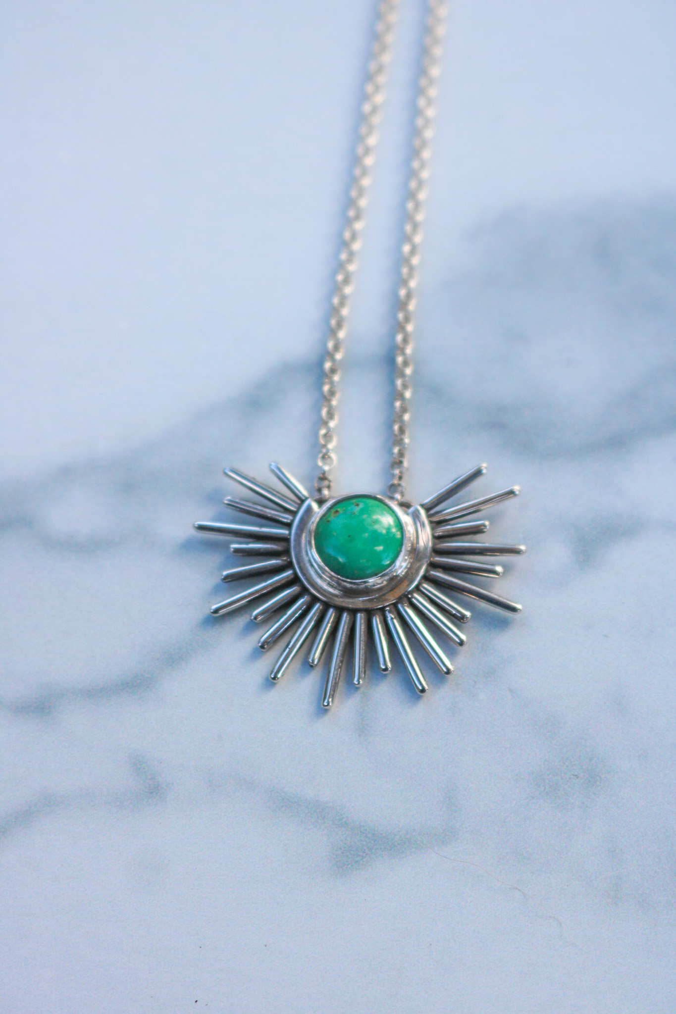 Turquoise Sunburst #2