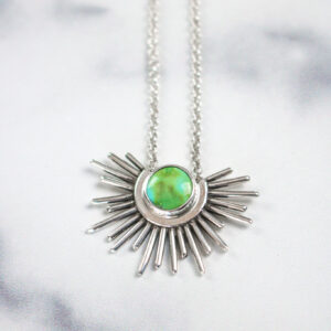 Turquoise Sunburst #5