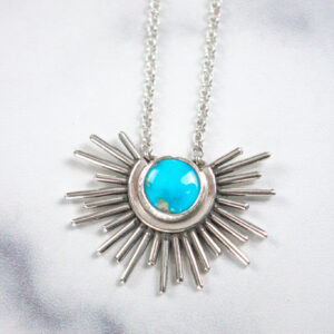 Turquoise Sunburst #4
