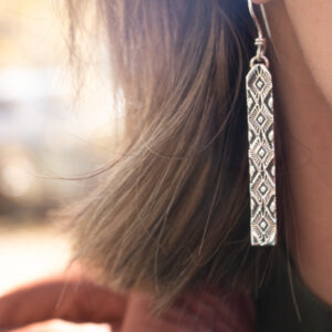 Sterling Bar Earrings #1