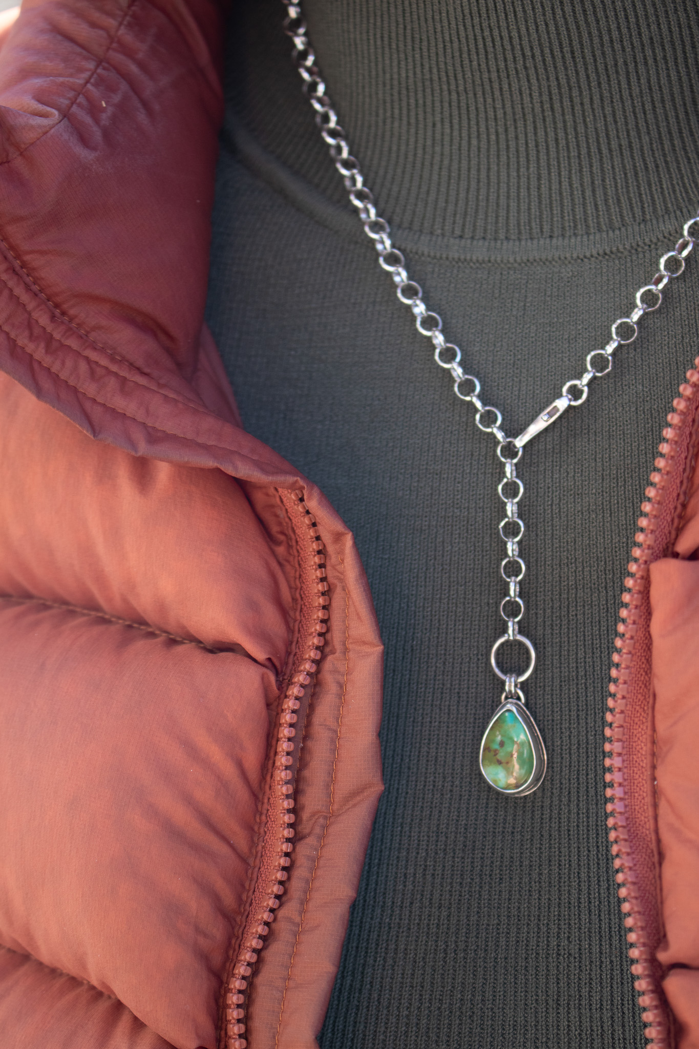 Chunky Chain Lariat #3 - Image 5