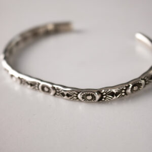 Stamped Sterling Cuff #2
