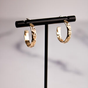 Stamped Goldfill hoops