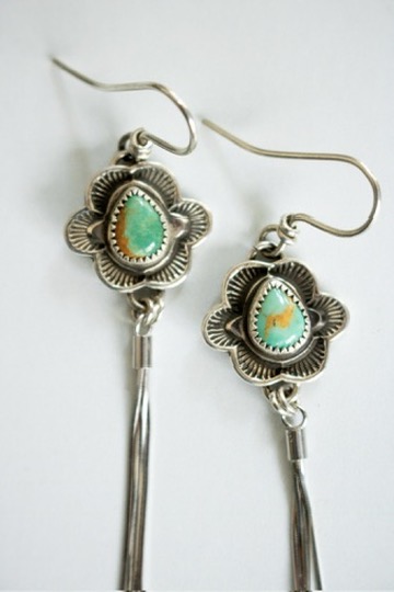 Flora Fringe Earrings #2 - Image 2