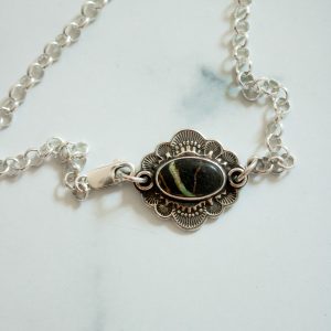 Black Jack Chunky Chain Flora Choker