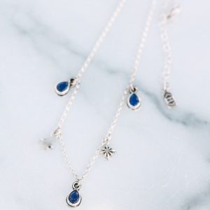 Stardrop Lapis Necklace