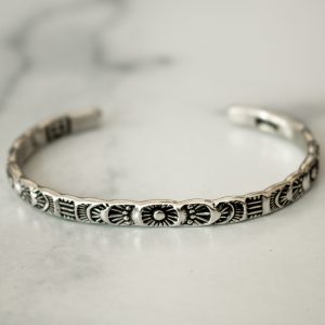 Sterling Border Cuff