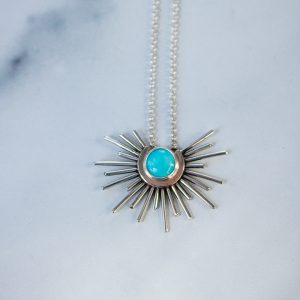 Turquoise Sunburst #2