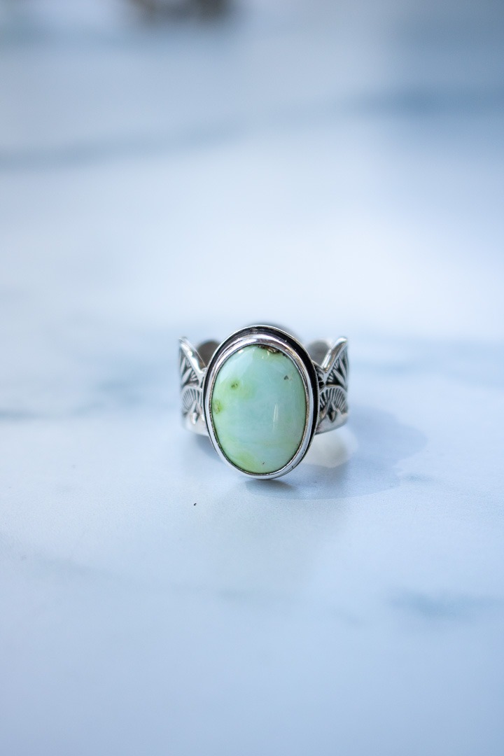 Turquoise Temple Ring #5
