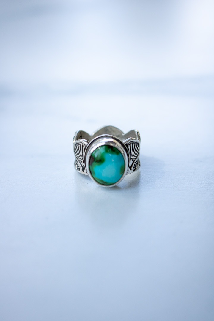 Turquoise Temple Ring #1