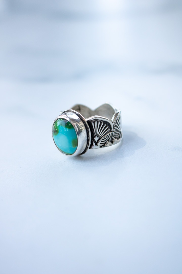 Turquoise Temple Ring #1 - Image 3