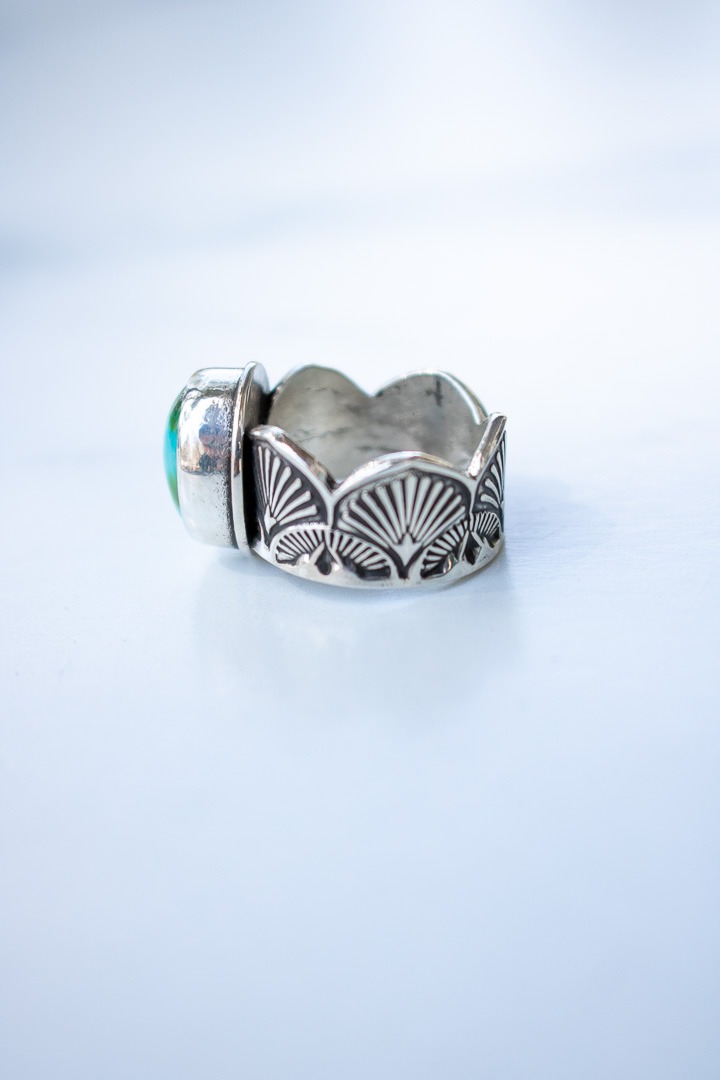 Turquoise Temple Ring #1 - Image 4